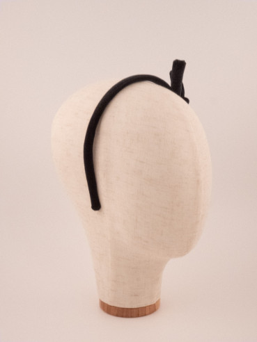 Velvet Bow Headband | MC Davidian Couture Collection