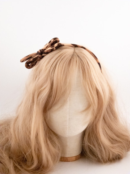 Velvet Bow Headband | MC Davidian Couture Collection