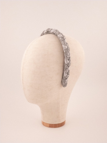 Braided Headband Earth & Rose | MC Davidian Couture Collection