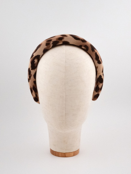 Padded Headband Noir | MC Davidian Couture Collection