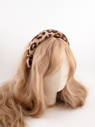 Padded Headband Noir | MC Davidian Couture Collection