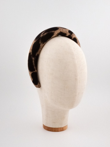 Padded Headband Noir | MC Davidian Couture Collection