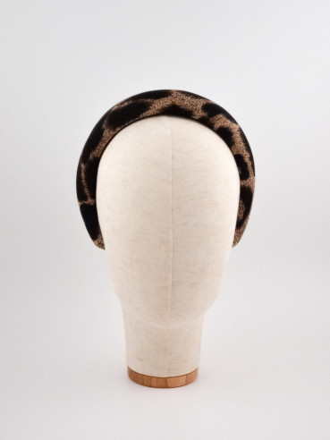 Padded Headband Noir | MC Davidian Couture Collection