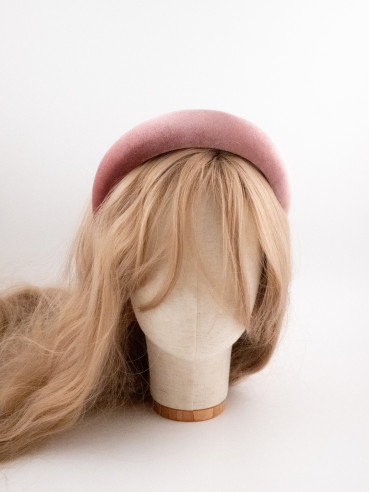 Padded Headband Noir | MC Davidian Couture Collection