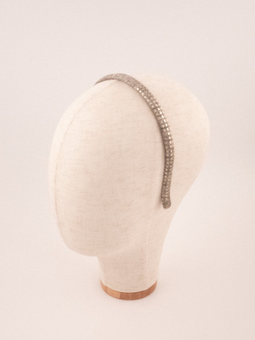 Rhinestone Thread Headband | MC Davidian Couture Collection