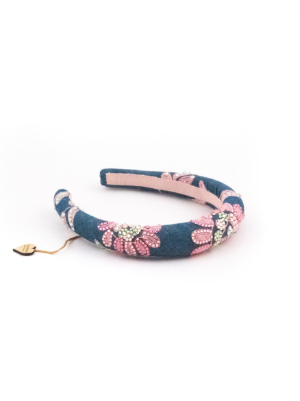 Rhinestone Thread Headband | MC Davidian Couture Collection