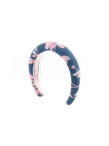 Rhinestone Thread Headband | MC Davidian Couture Collection