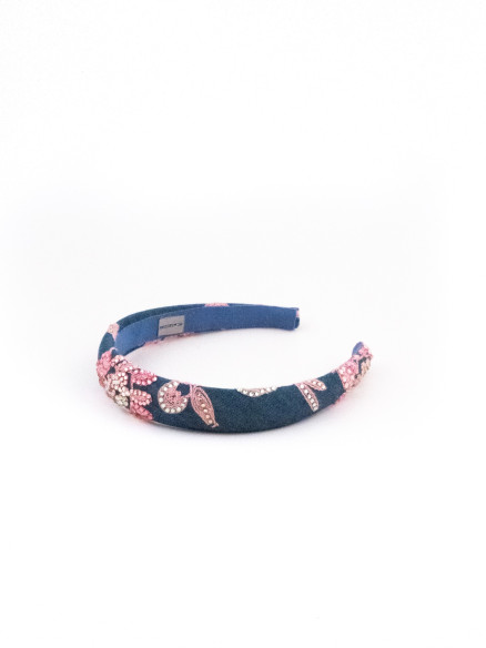 Rhinestone Thread Headband | MC Davidian Couture Collection