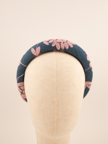 Embroidered Garden Headband | MC Davidian Couture Collection