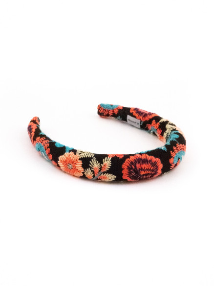 Embroidered Chrysanthemum Headband | MC Davidian Couture Collection