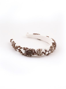 Pearl Crown Headband | MC Davidian Couture Collection