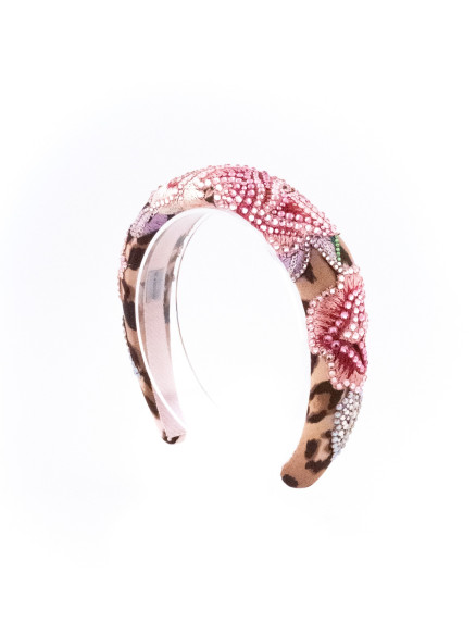 Emerald & Roses Headband | MC Davidian Couture Collection