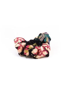 Floral Patchwork Scrunchie | MC Davidian Couture Collection