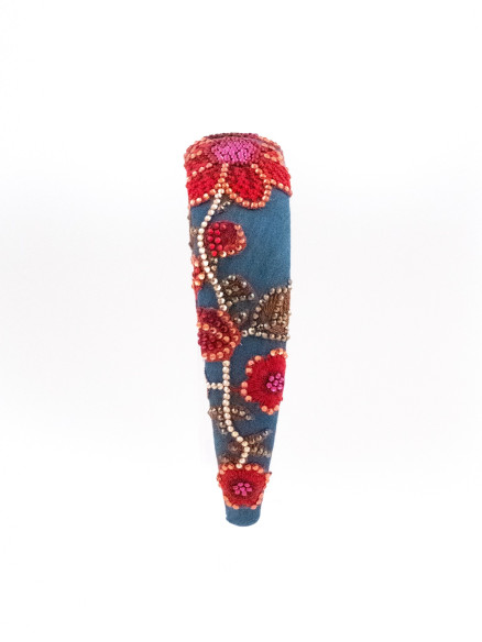 Blazing Rose Headband | MC Davidian Couture Collection