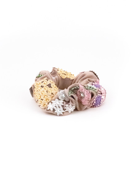 Pastel Bouquet Scrunchie | MC Davidian Couture Collection