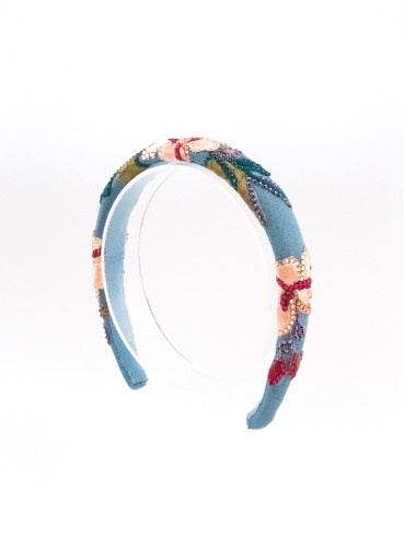 Golden Confetti Headband | MC Davidian Couture Collection