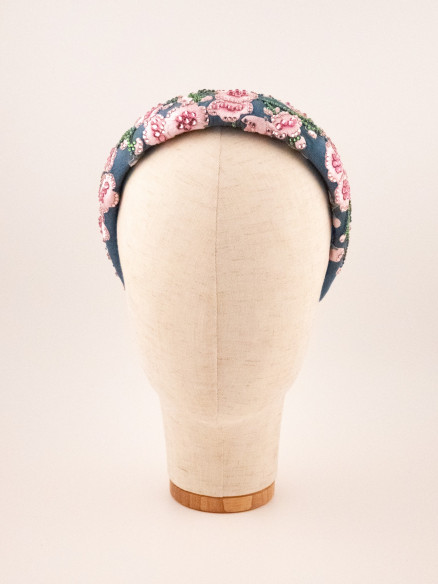 Flowerbed Headband | MC Davidian Couture Collection