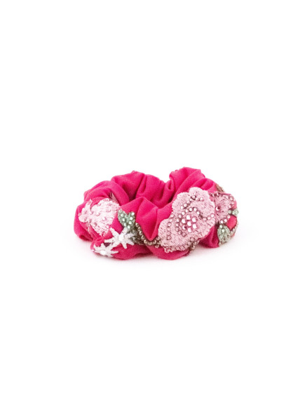Wild Rose Scrunchie | MC Davidian Couture Collection