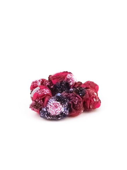 Raspberry Velvet Scrunchie | MC Davidian Couture Collection