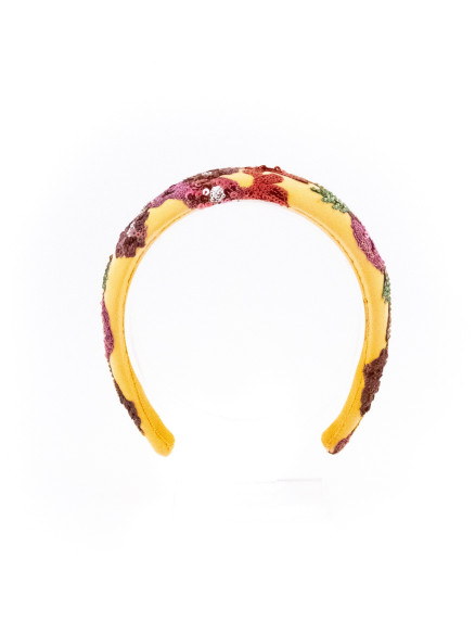 Saffron Crown Headband | MC Davidian Couture Collection