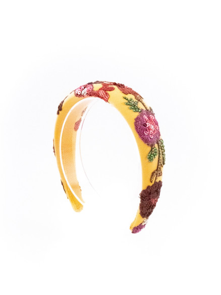 Saffron Crown Headband | MC Davidian Couture Collection