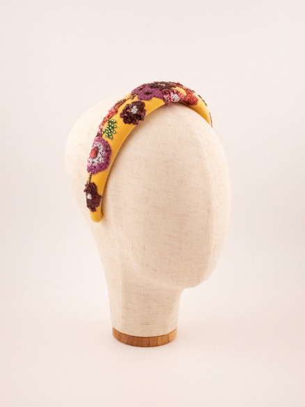 Saffron Crown Headband | MC Davidian Couture Collection