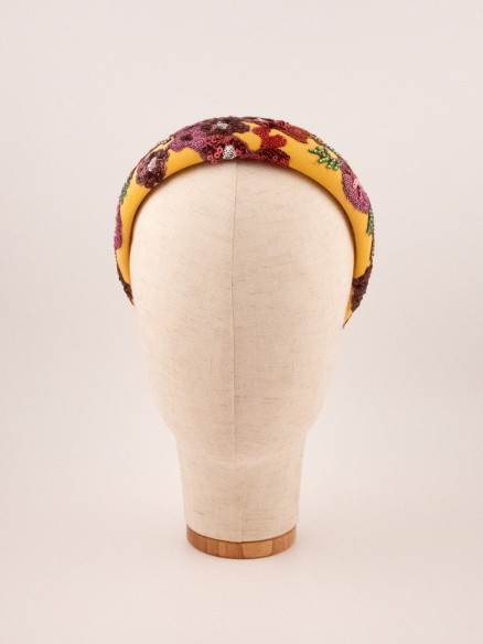 Saffron Crown Headband | MC Davidian Couture Collection