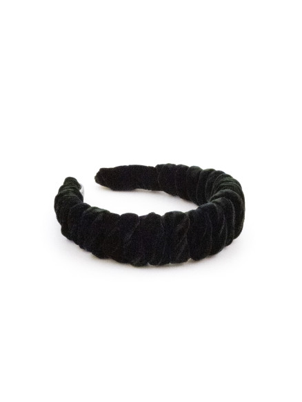 Black Velvet Twist Headband | MC Davidian Couture Collection