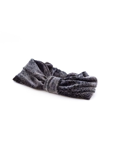 Black Velvet Turban Headband | MC Davidian Couture Collection