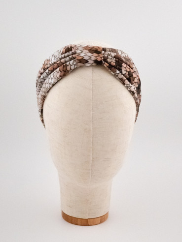 Velvet Turban Bandeau Noir | MC Davidian Couture Collection