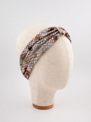 Velvet Turban Bandeau Noir | MC Davidian Couture Collection