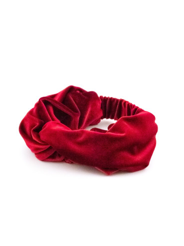 Velvet Turban Bandeau Noir | MC Davidian Couture Collection