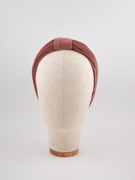 Velvet Turban Bandeau Noir | MC Davidian Couture Collection