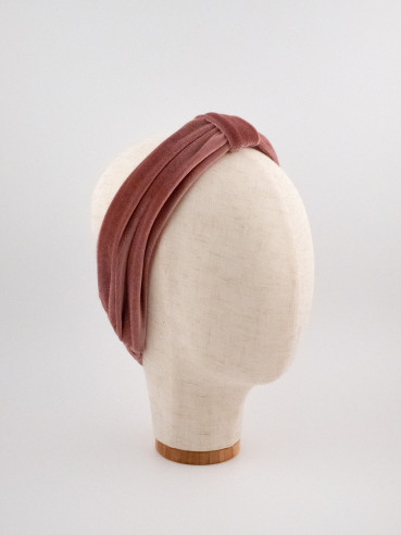 Velvet Turban Bandeau Noir | MC Davidian Couture Collection