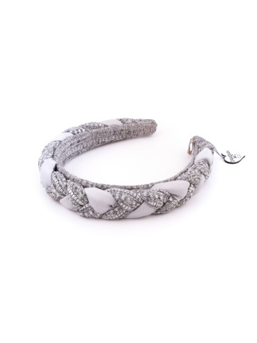 Silver Braided Bandeau | MC Davidian Couture Collection