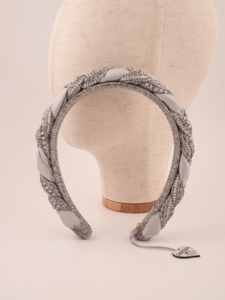 Silver Braided Bandeau | MC Davidian Couture Collection